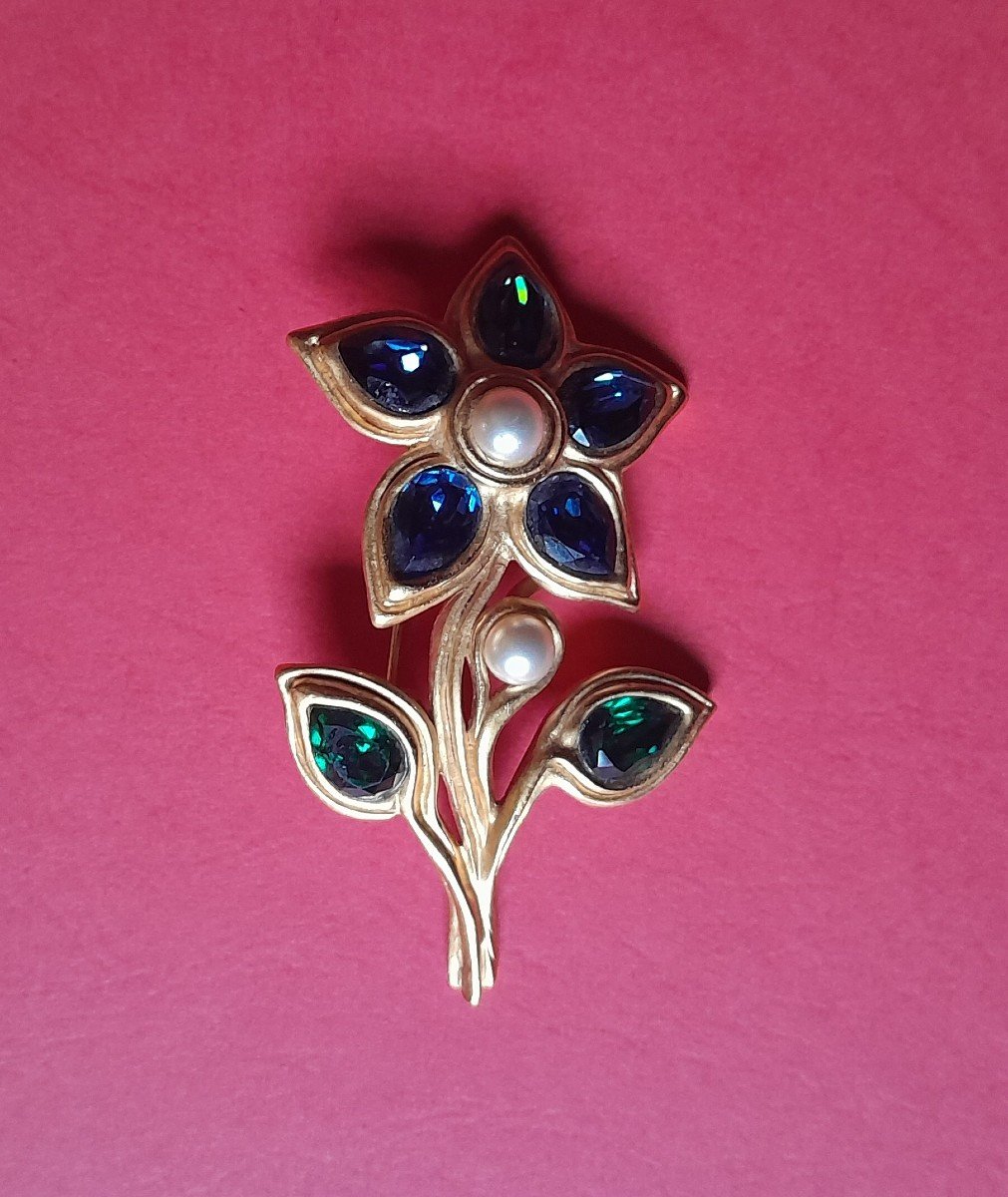 Lanvin Flower Brooch-photo-2