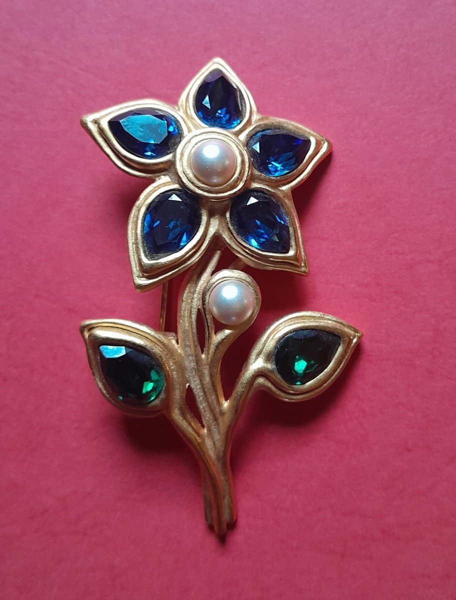 Lanvin Flower Brooch