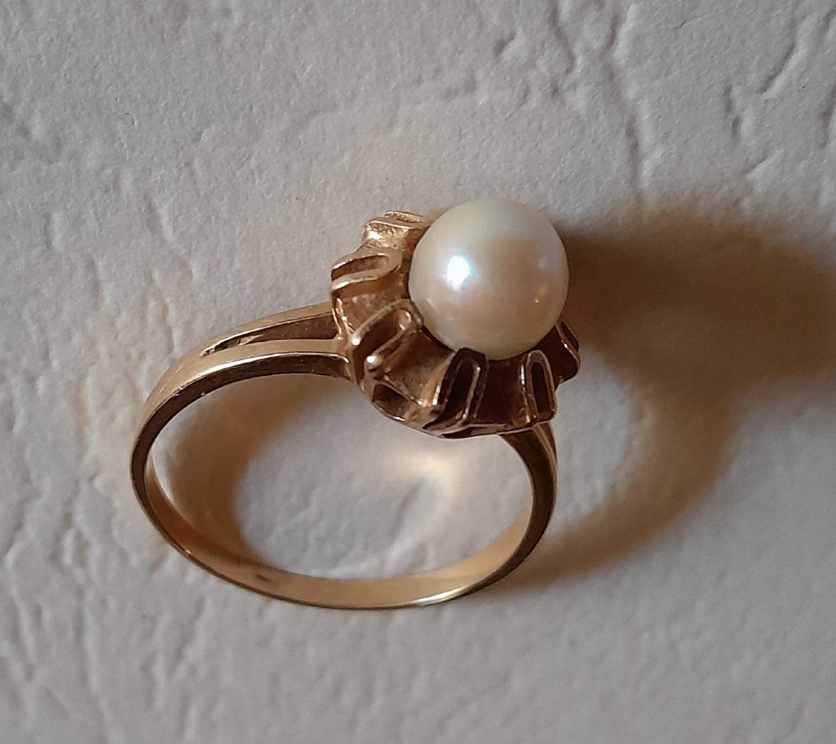 Bague En Or Avec Perle