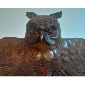 Black Forest Inkwell - Owl - Göttingerkamp, 1918