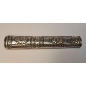 Wax Case Seal Stamp In 19th Century Silver - Rich Decor 