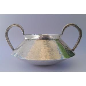 Ilias Lalaounis - Small Cup Or Canthare In Hammered Silver