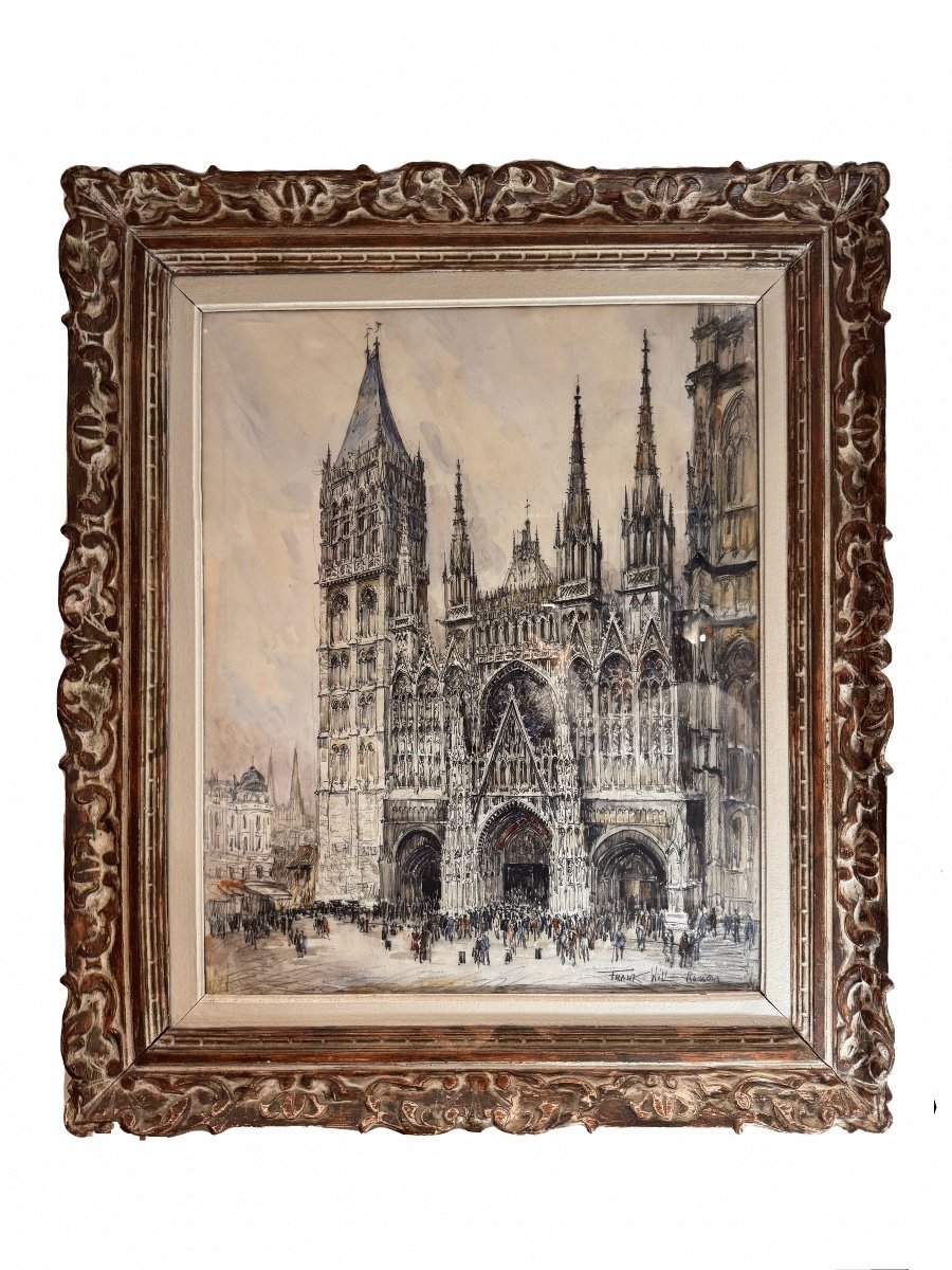 Frank Will (1900-1951) " La cathédrale de Rouen"