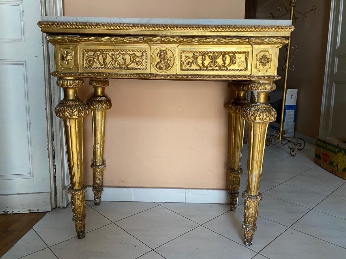 Antique Genovese Console Period 1700-photo-1