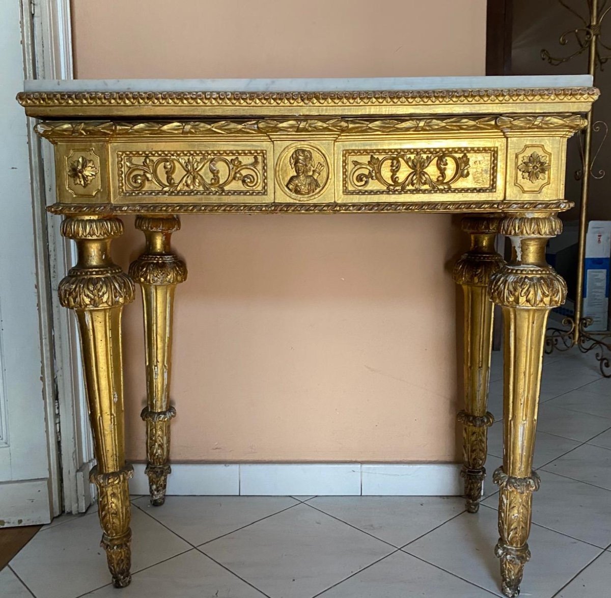 Antique Genovese Console Period 1700