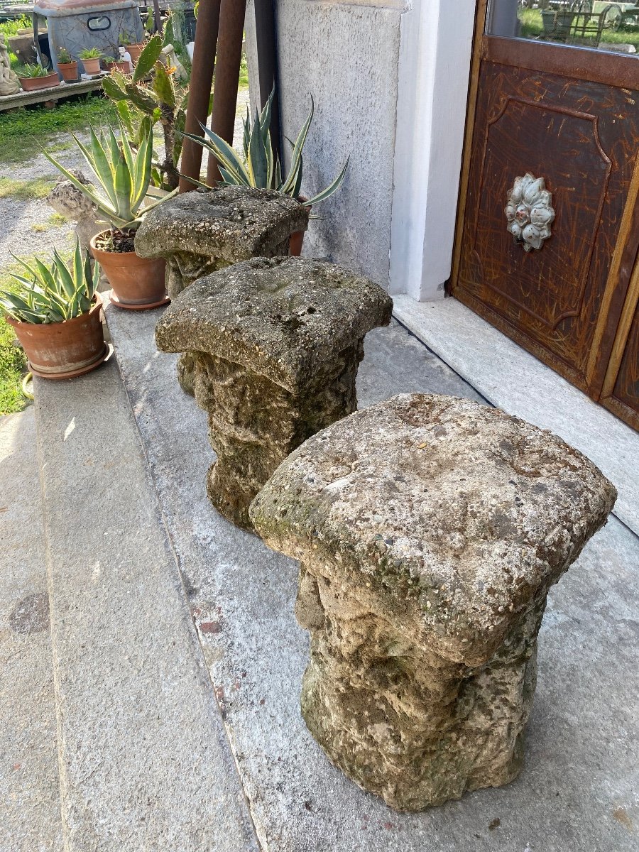 Cementine Triptych From The Late 19th Century -photo-3