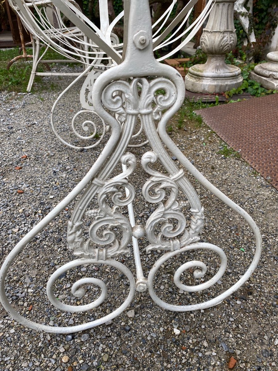 Ancient Cradle In Wrought Iron -photo-3