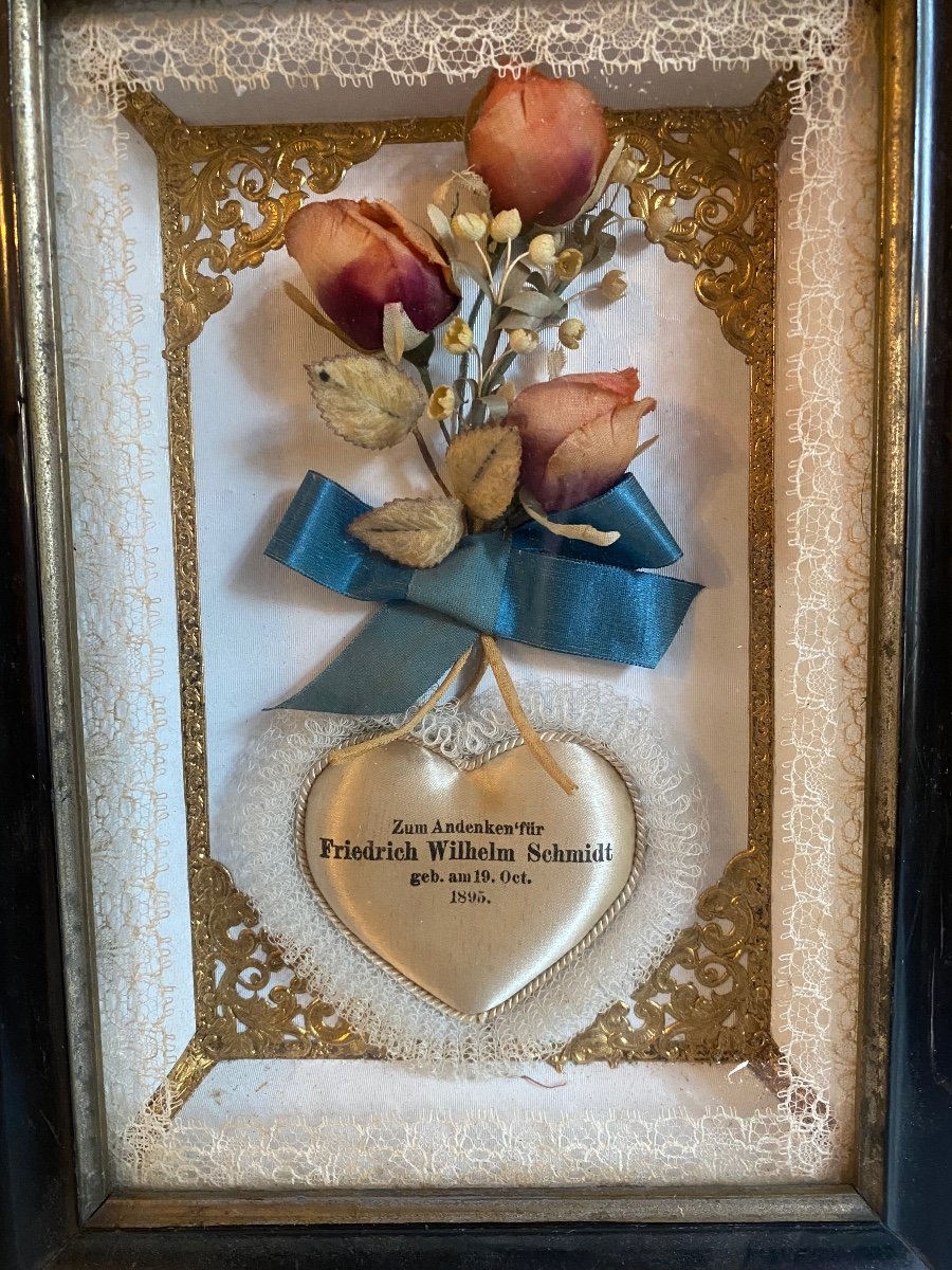 Framed Memorial Painting From The Art Nouveau -photo-1