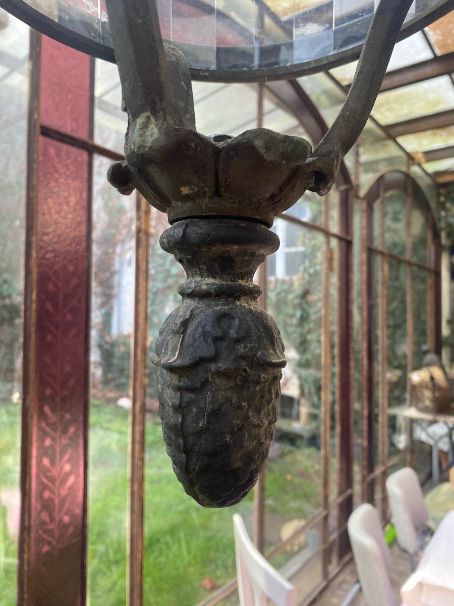 Pair Of 19th Century Bronze Venetian Lanterns Private Negotiation-photo-2