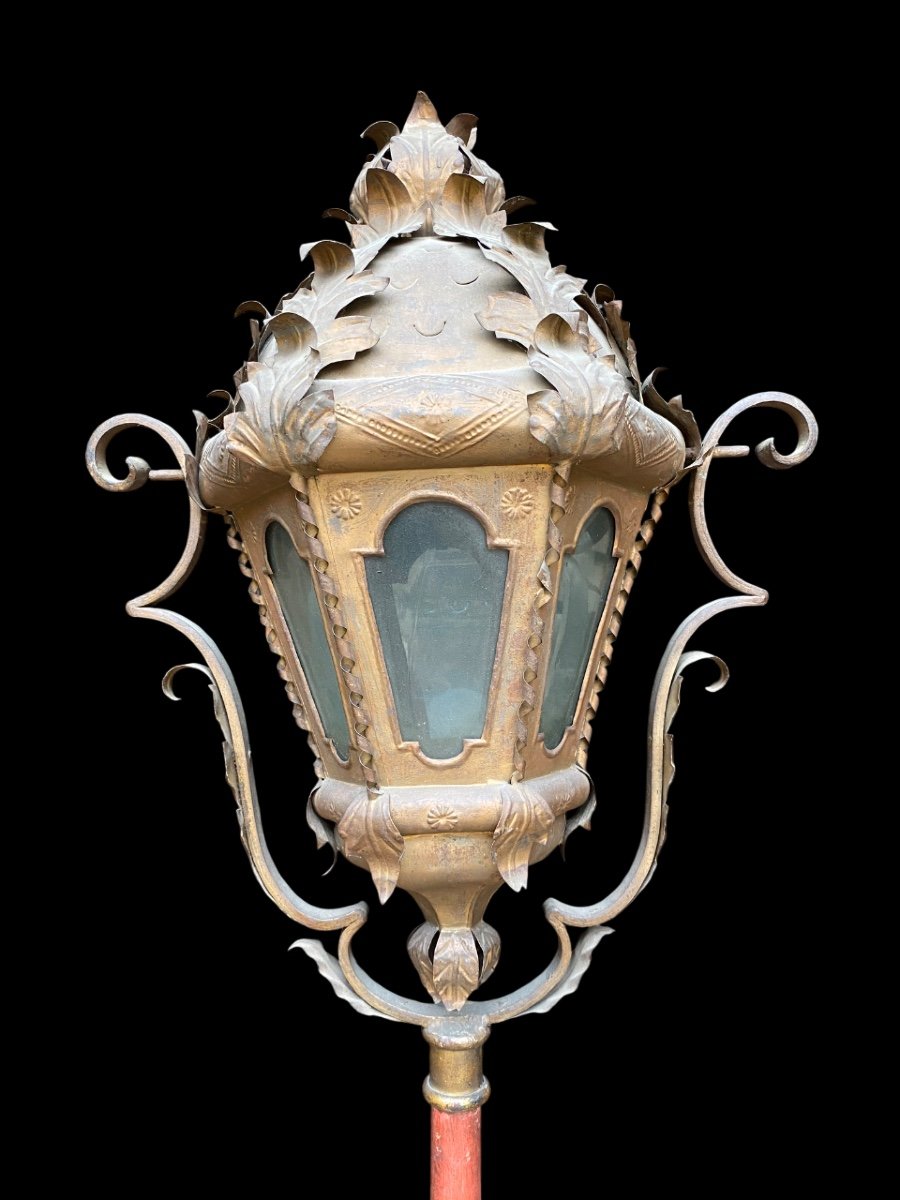 XIX Century Procession Lantern -photo-3