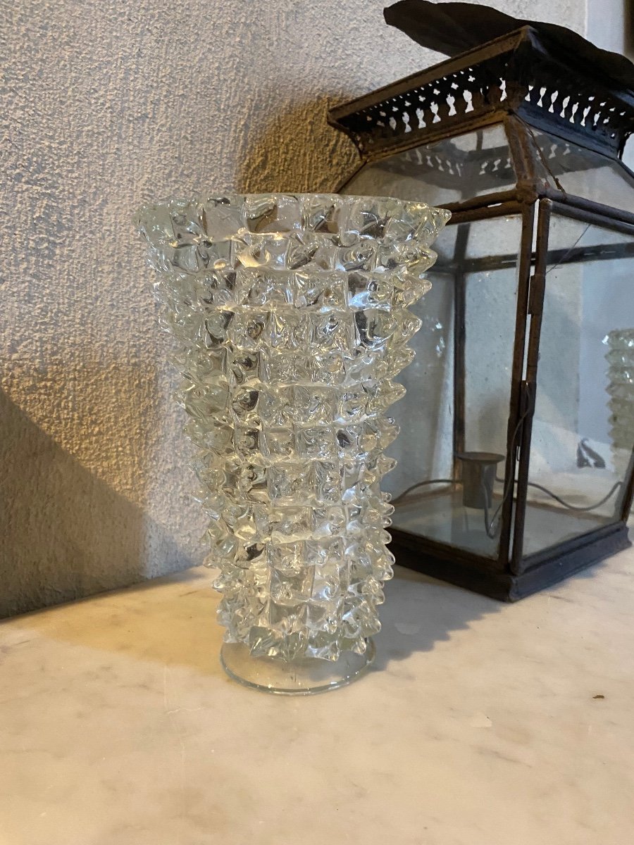 Vase En Verre Barovier 1940 Venise-photo-1