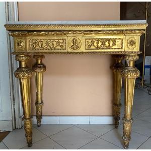 Ancient Genovese Console From The 1700s