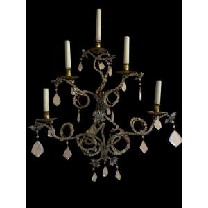 Single Wall Sconce, 5 Lights 