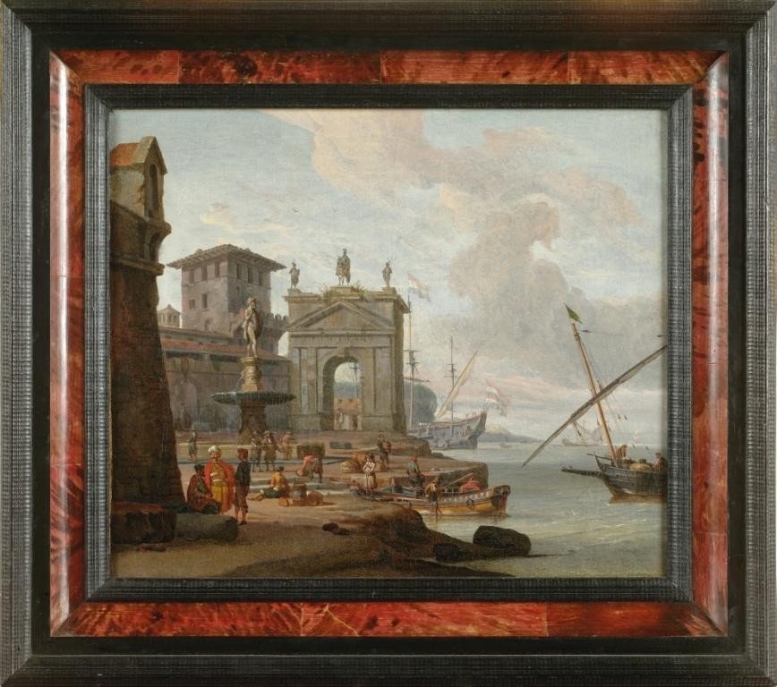 Storck Abraham - Marine - Scene De Port - Ecole Hollandaise - XVIIeme