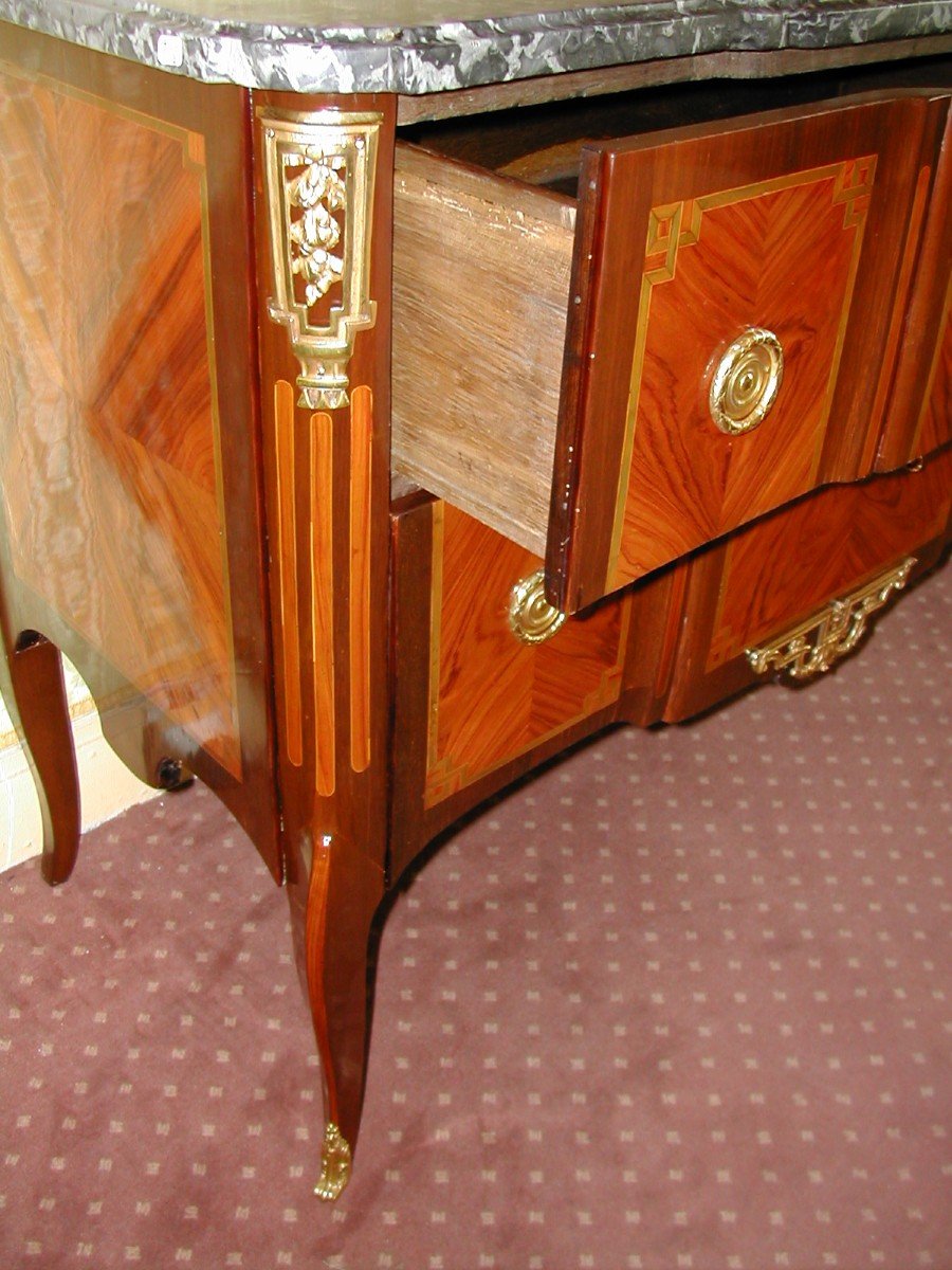 A Rosewood Transition Chest Of Drawers-photo-2