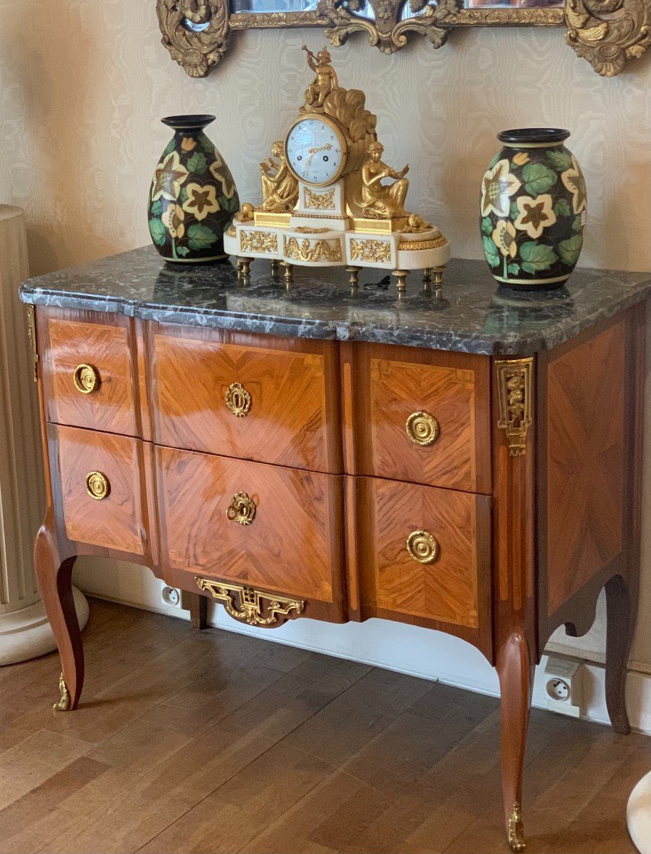 A Rosewood Transition Chest Of Drawers-photo-3