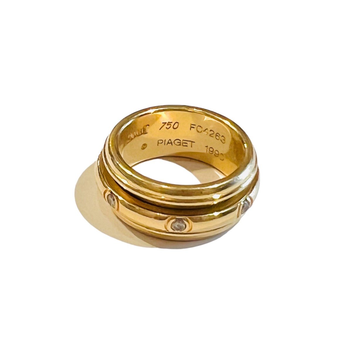 Piaget Possession Diamonds 18 Carat Yellow Gold Ring-photo-4