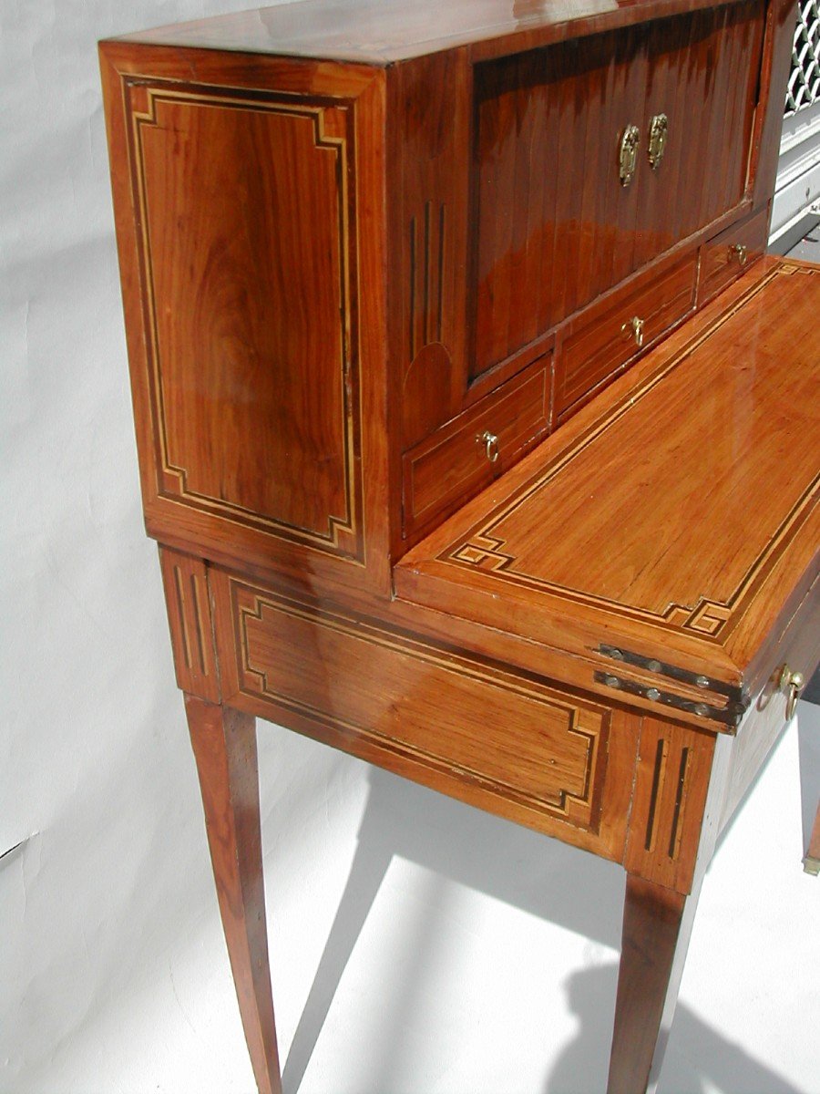 Marquetry Cabinet Louis XVI Period-photo-4