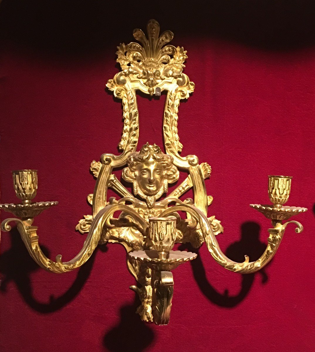 Paire d'Appliques De Style Louis XIV -photo-4