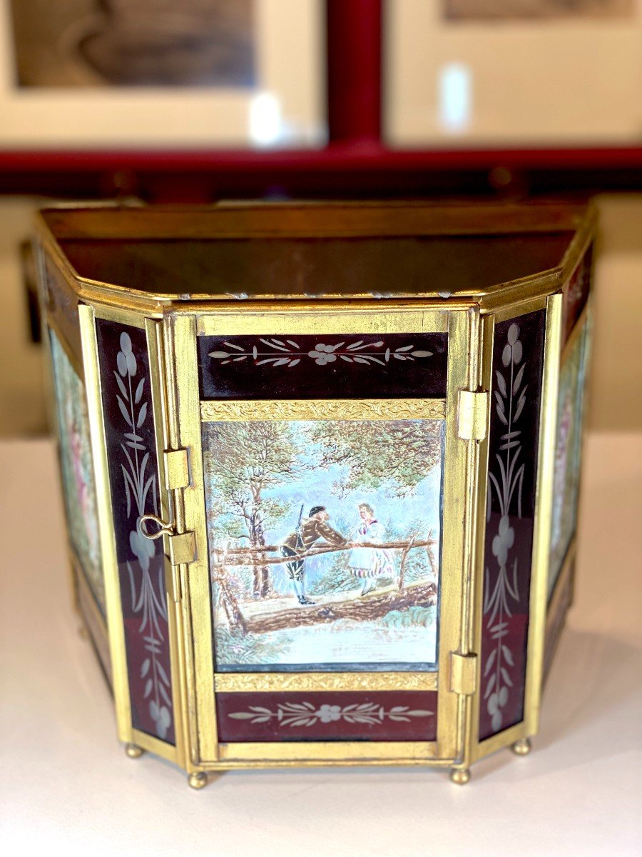 Large Lantern For 3 Colorized Lithophanies-photo-2