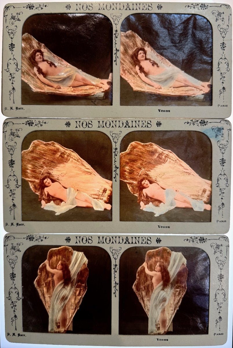 "venus", Box Set Of 6 Stereoscopic Views-photo-1