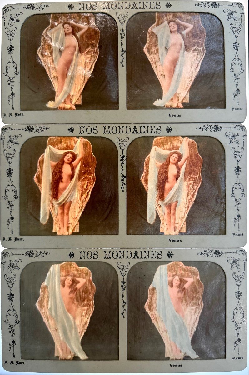 "venus", Box Set Of 6 Stereoscopic Views