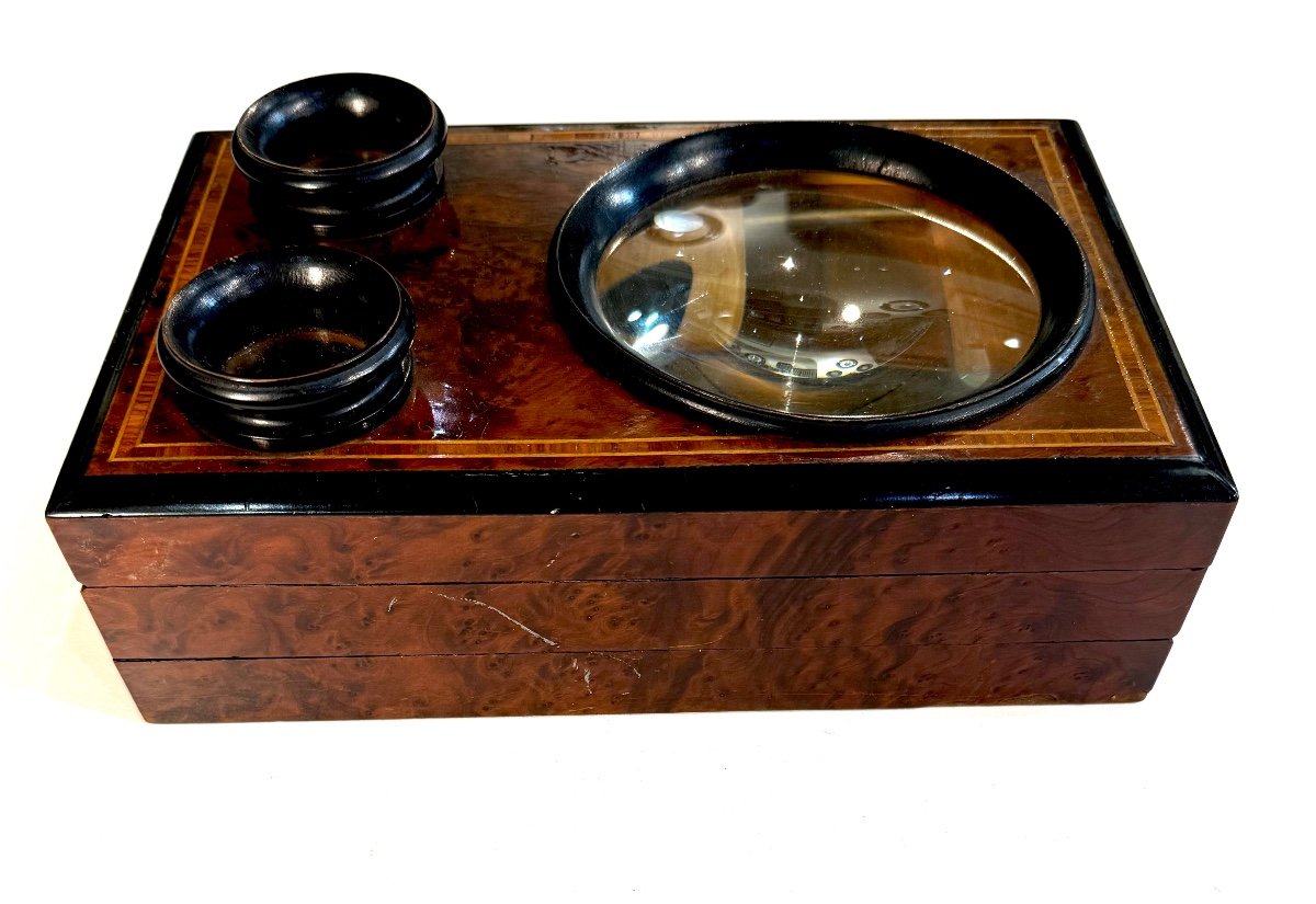 Mono And Stereo Graphoscope In Thuja Burl-photo-7