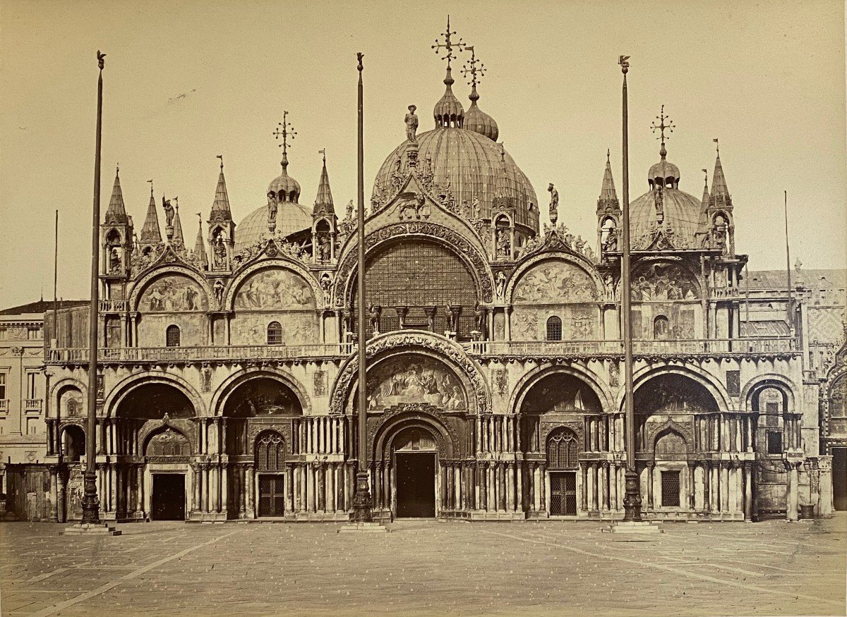 Carlo Naya, St. Mark's Basilica, Venice, Italy C. 1880