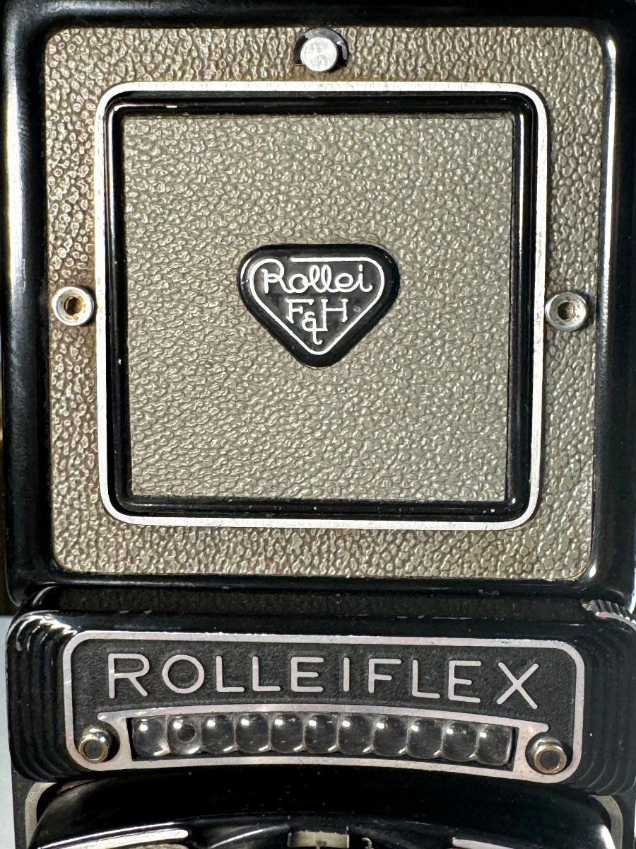 Rolleiflex T1 Gris Objectif Tessar 3,5/75 Avec étui-photo-8