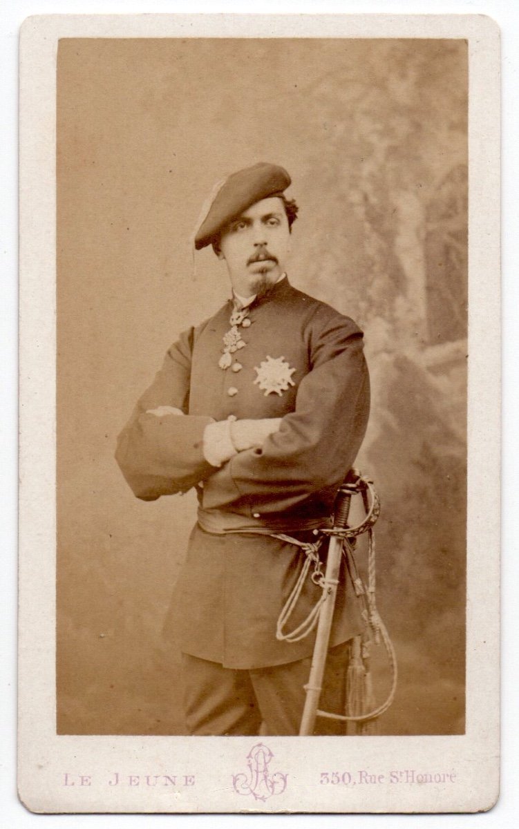 Don Carlos - Charles VII Cdv Par Le Jeune Circa 1875