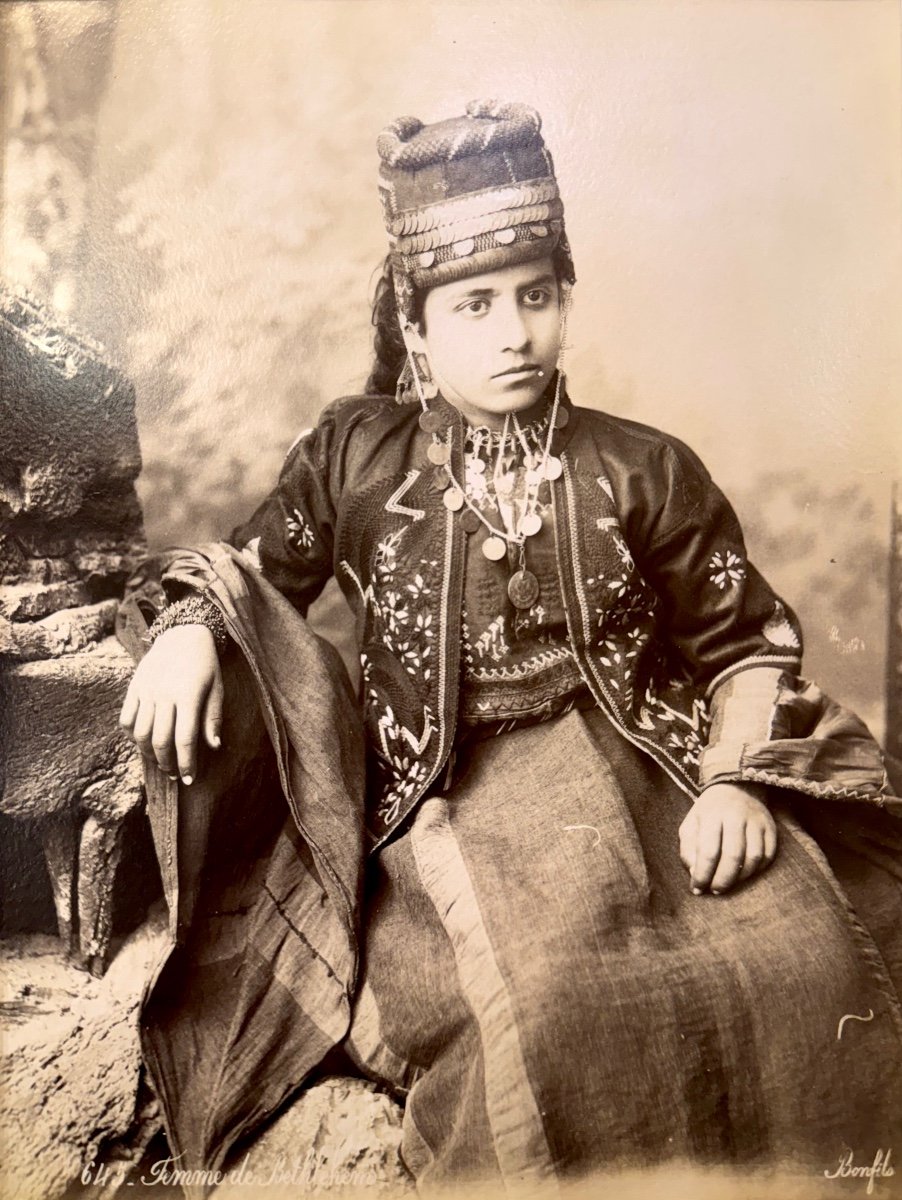 Felix Bonfils (1831-1885) Femme De Bethléem, Palestine C.1870