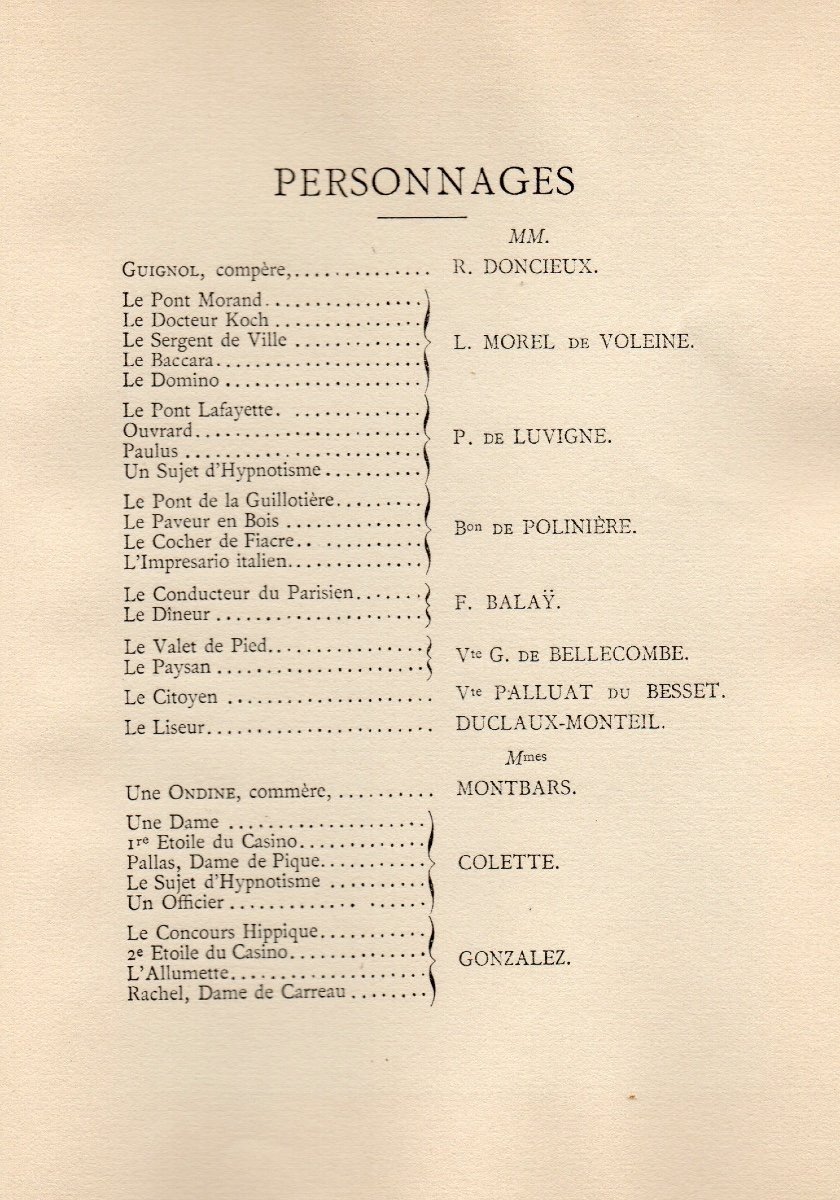 Divan-revue Par Le Vicomte A. De Launay,lyon, 1891-photo-8