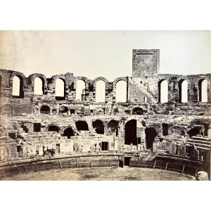 The Arena Of Arles By The Bisson Brothers Albumen Print C.1856