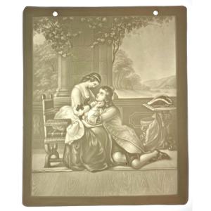 Lithophane "the Declaration" Cira 1850