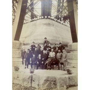 Alphonse Terpereau (1839-1897), Engineers At The Foot Of The Eiffel Tower 1889