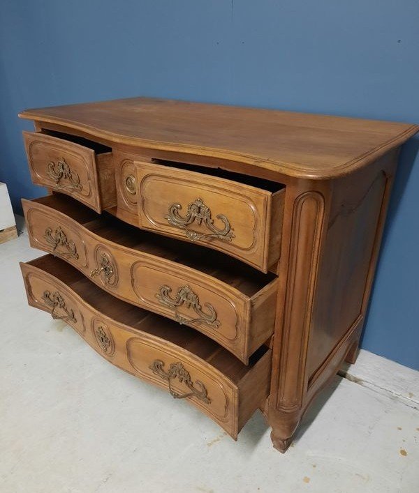 Louis XV Period Chest Of Drawers In Walnut-photo-6