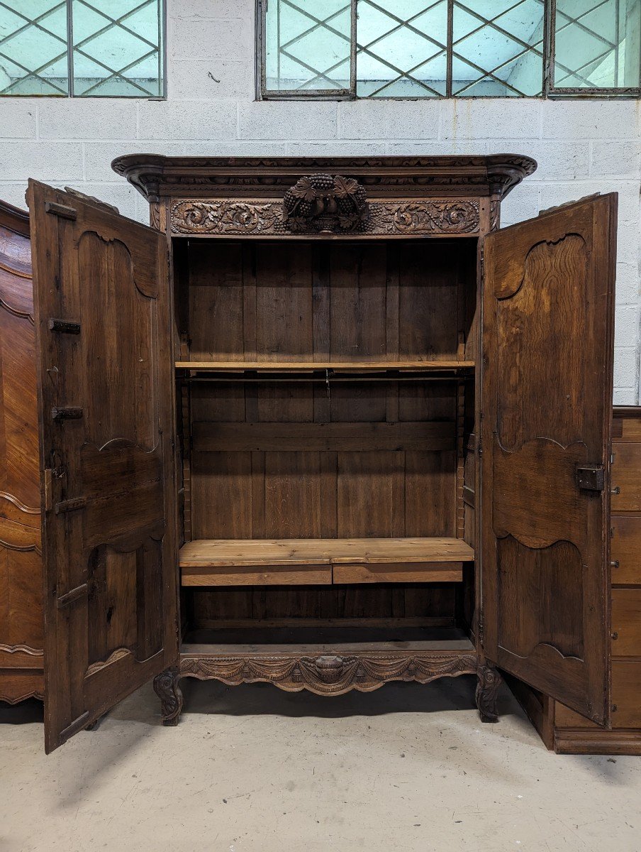 Armoire De Mariage De Caen En Chêne-photo-3