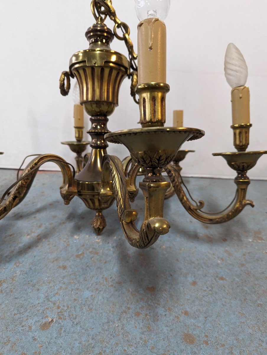 Lustre En Bronze De Style Napoléon III-photo-4