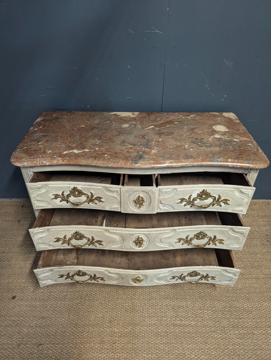 18th Century Patinated Chest Of Drawers-photo-4