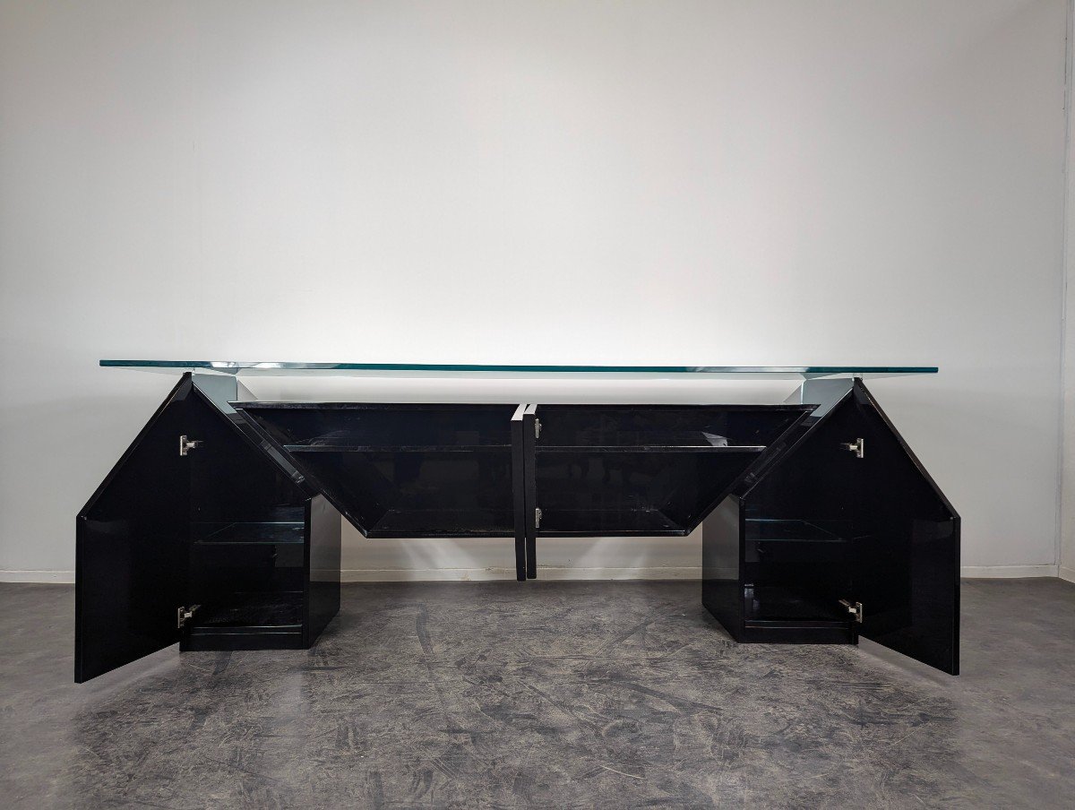 Buffet Enfilade De Luigi Gorgoni Pour Roche Bobois, 1980-photo-4