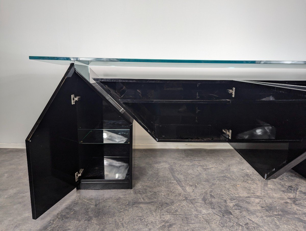 Buffet Sideboard By Luigi Gorgoni For Roche Bobois, 1980-photo-1