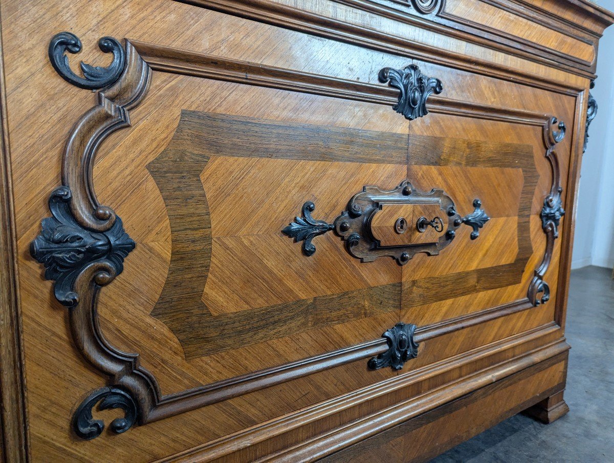 Dressing Table In Rosewood And Rosewood, Napoleon III Period-photo-4