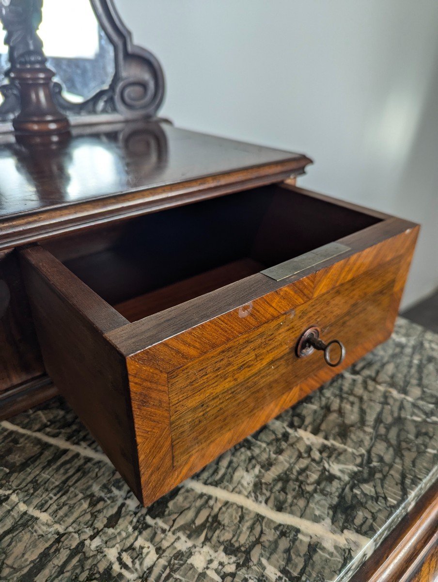 Dressing Table In Rosewood And Rosewood, Napoleon III Period-photo-1