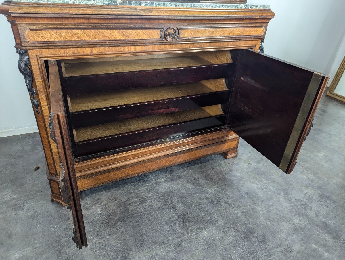 Dressing Table In Rosewood And Rosewood, Napoleon III Period-photo-4