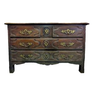 Louis XIV Period Commode In Walnut
