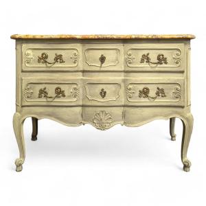 Commode Sauteuse De Style Louis XV Réchampie