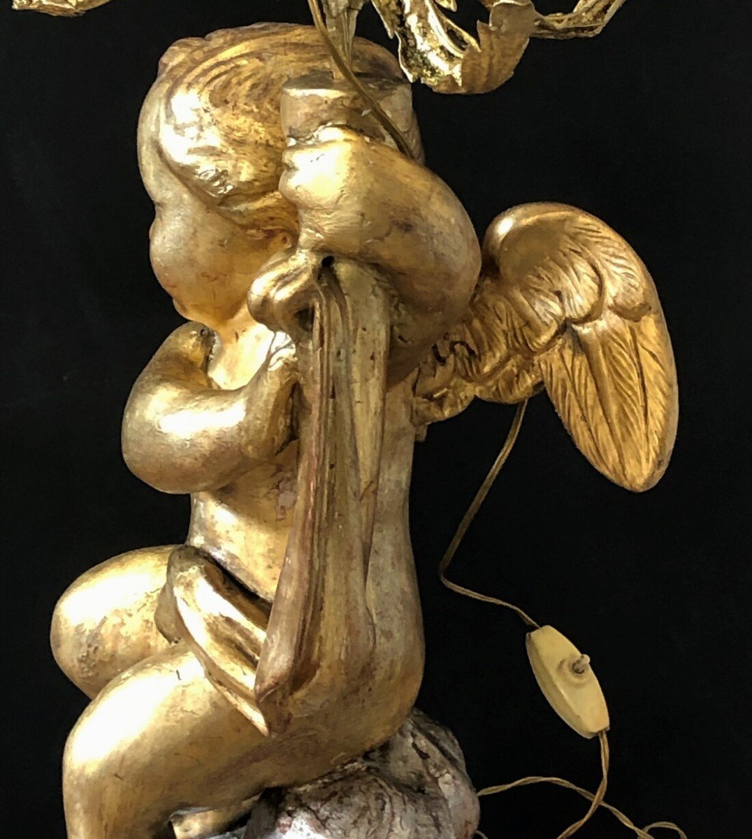 Ancienne Paire De Putti De 1700-photo-1