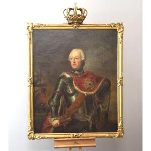 Antique Painting From The 18th Century French School