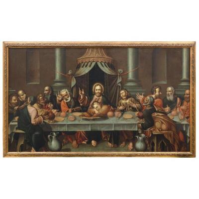 Ancient Painting Of The Venetian School Of The Seventeenth Century