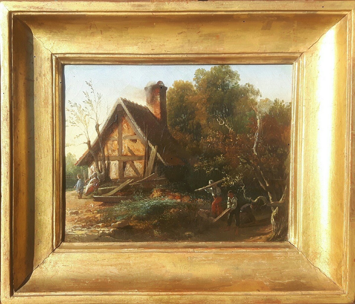 Tableau Paysage XIX° Siècle - Nicolas Antoine Taunay